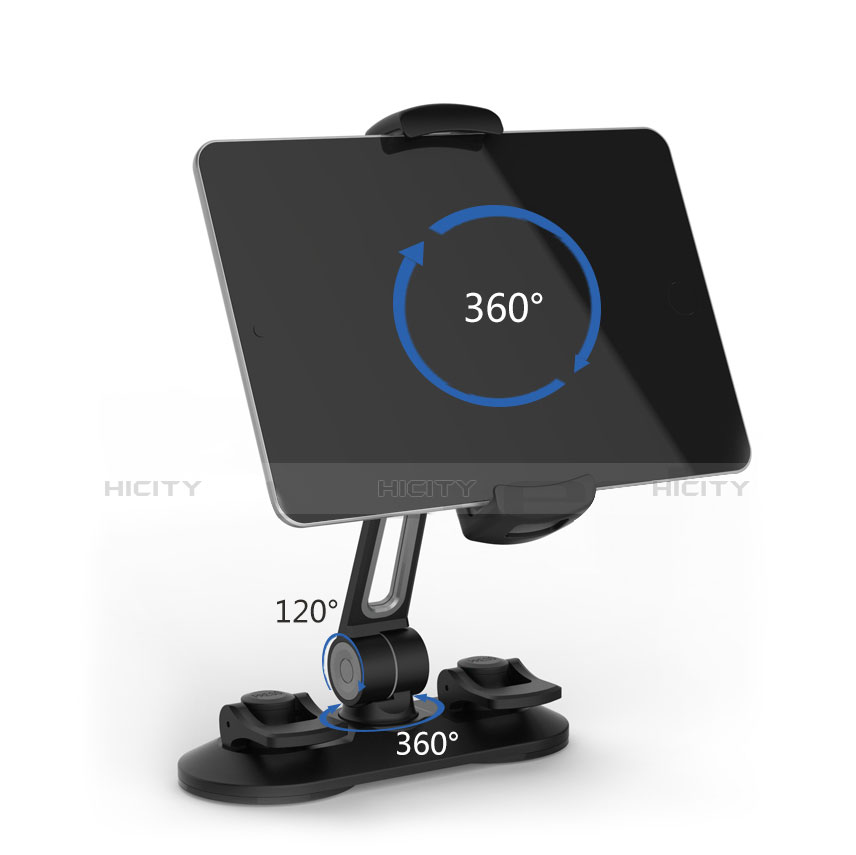 Support de Bureau Support Tablette Flexible Universel Pliable Rotatif 360 H11 pour Apple iPad Mini 4 Noir Plus
