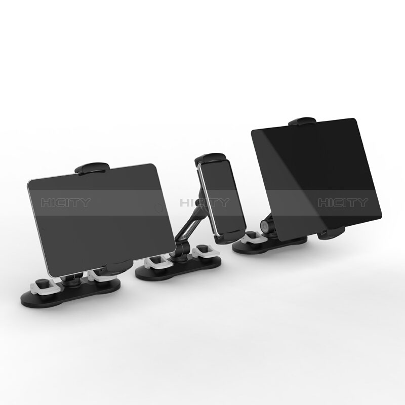 Support de Bureau Support Tablette Flexible Universel Pliable Rotatif 360 H11 pour Apple iPad Pro 12.9 (2022) Noir Plus