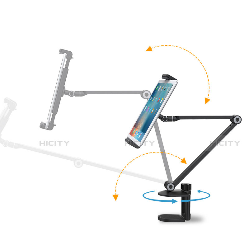 Support de Bureau Support Tablette Flexible Universel Pliable Rotatif 360 K01 pour Huawei MediaPad M3 Lite Plus
