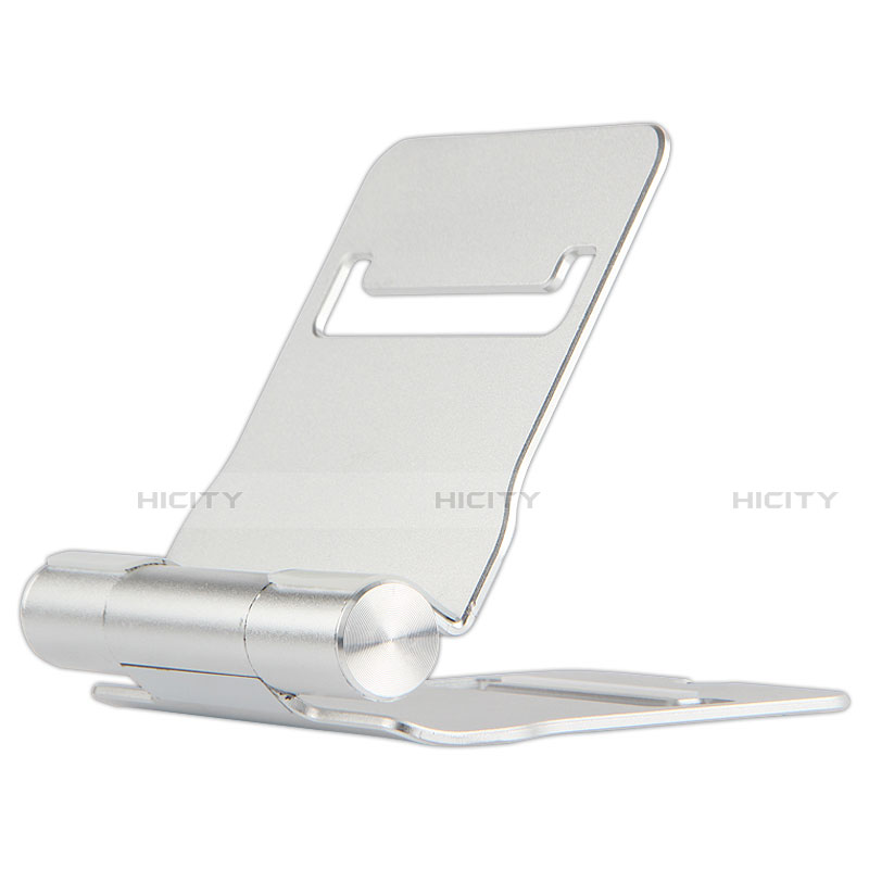 Support de Bureau Support Tablette Flexible Universel Pliable Rotatif 360 K14 pour Apple iPad Mini 2 Argent Plus