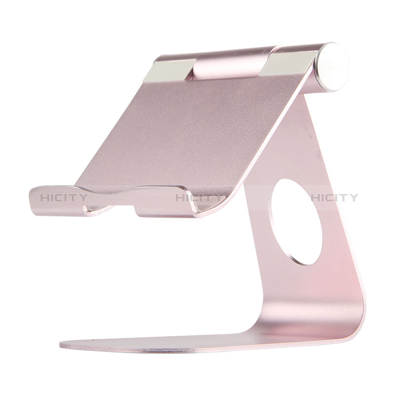 Support de Bureau Support Tablette Flexible Universel Pliable Rotatif 360 K15 pour Apple iPad 10.2 (2019) Or Rose Plus