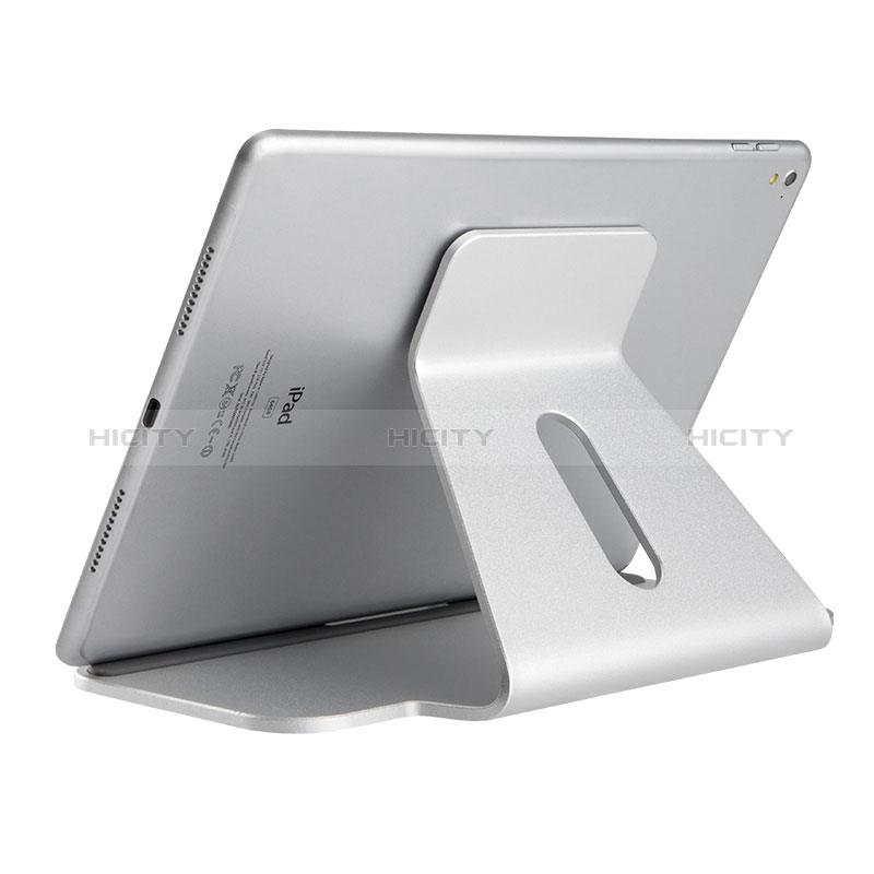 Support de Bureau Support Tablette Flexible Universel Pliable Rotatif 360 K21 pour Apple iPad 10.2 (2019) Argent Plus