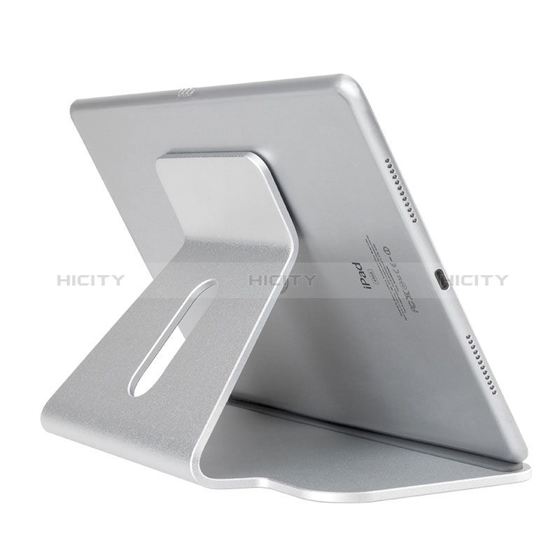 Support de Bureau Support Tablette Flexible Universel Pliable Rotatif 360 K21 pour Apple iPad 10.2 (2019) Argent Plus