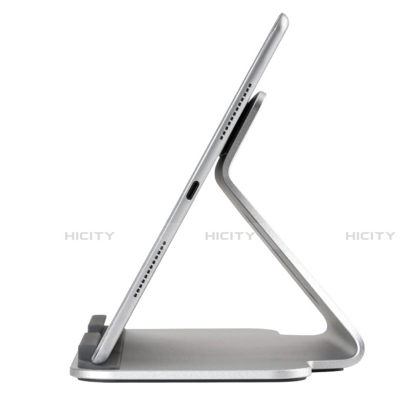 Support de Bureau Support Tablette Flexible Universel Pliable Rotatif 360 K21 pour Apple iPad 10.2 (2020) Argent Plus