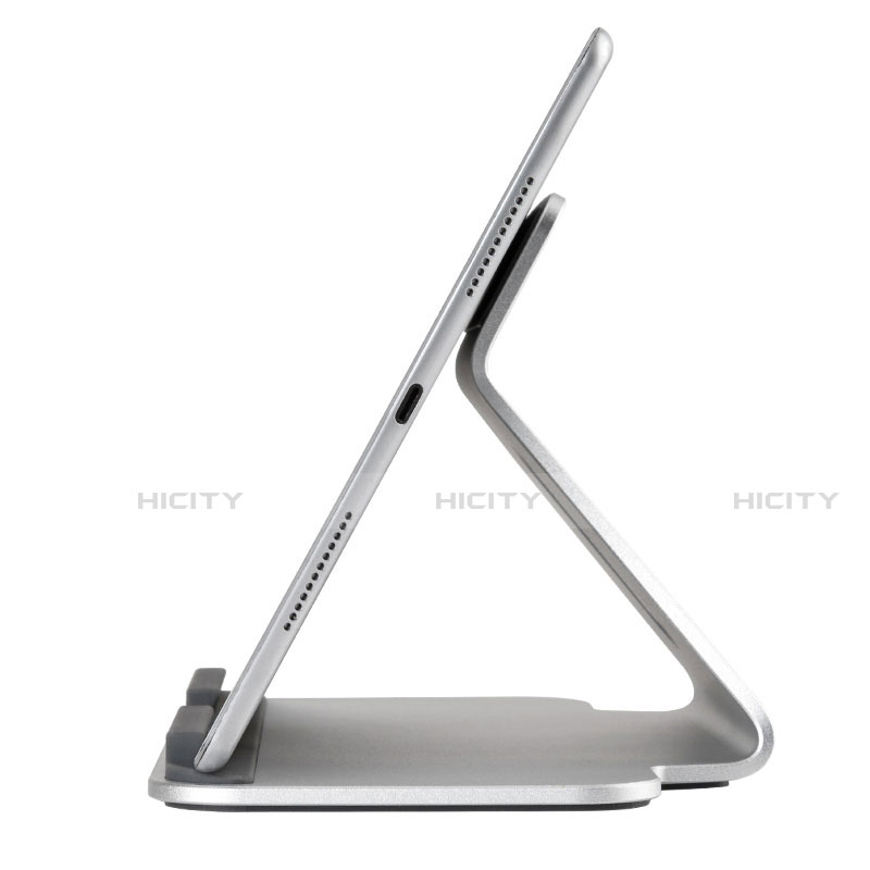 Support de Bureau Support Tablette Flexible Universel Pliable Rotatif 360 K21 pour Huawei MateBook HZ-W09 Argent Plus