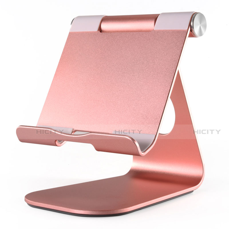 Support de Bureau Support Tablette Flexible Universel Pliable Rotatif 360 K23 pour Samsung Galaxy Tab S6 Lite 4G 10.4 SM-P615 Or Rose Plus