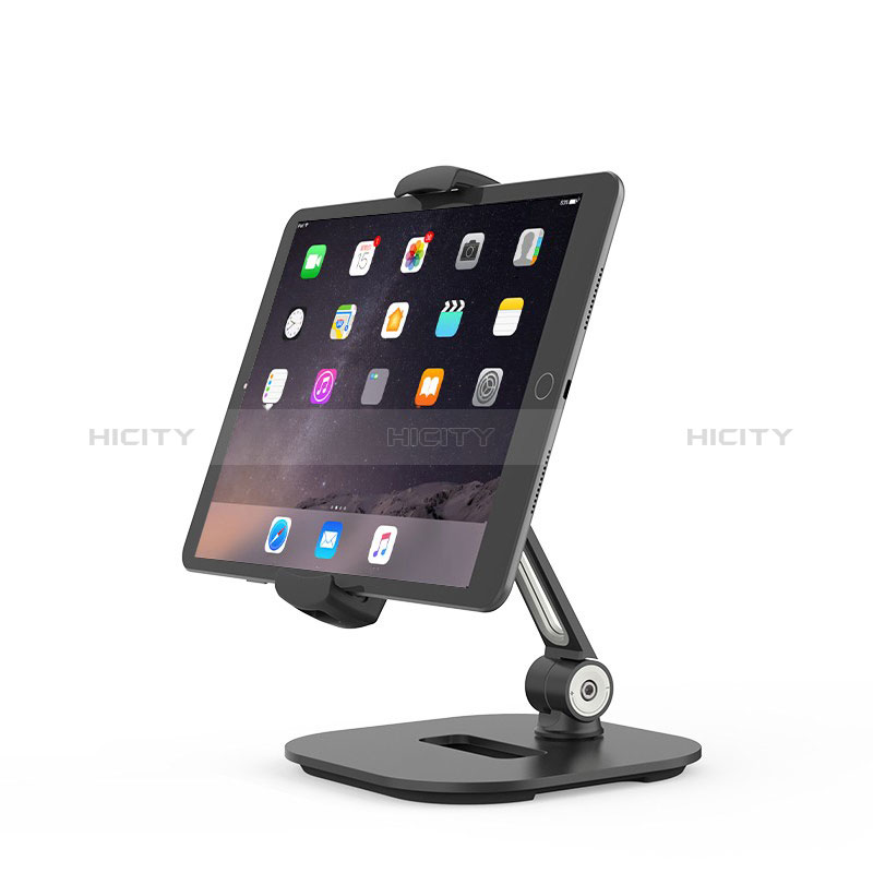 Support de Bureau Support Tablette Flexible Universel Pliable Rotatif 360 T02 pour Apple iPad 10.2 (2019) Noir Plus