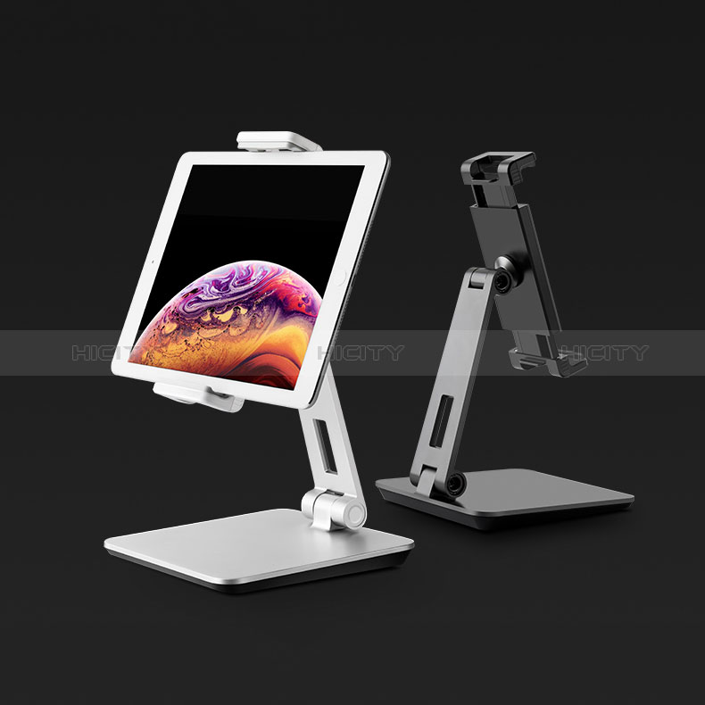 Support de Bureau Support Tablette Flexible Universel Pliable Rotatif 360 T06 pour Apple iPad 10.2 (2019) Plus