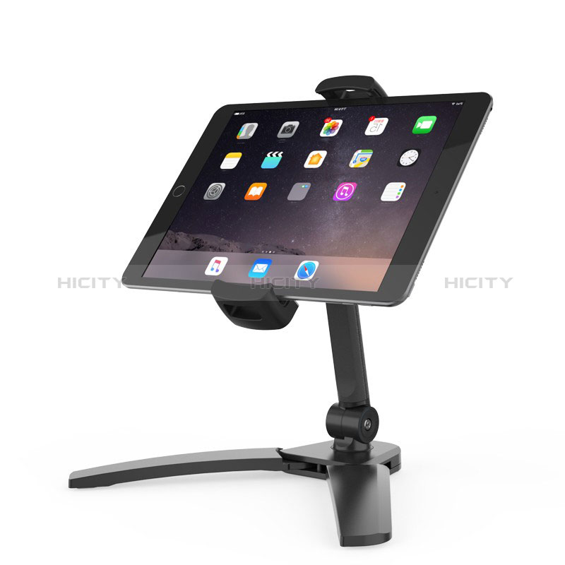 Support de Bureau Support Tablette Flexible Universel Pliable Rotatif 360 T08 pour Apple iPad 10.2 (2021) Noir Plus