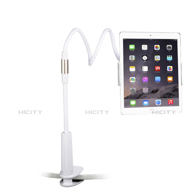 Support de Bureau Support Tablette Flexible Universel Pliable Rotatif 360 T29 pour Apple iPad 10.2 (2020) Blanc Plus