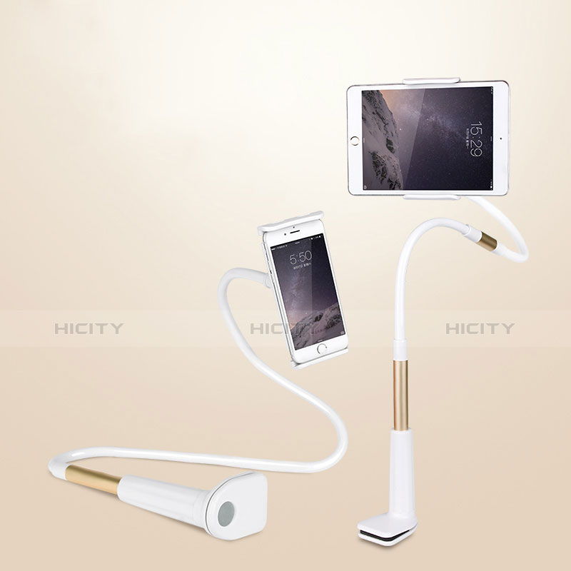 Support de Bureau Support Tablette Flexible Universel Pliable Rotatif 360 T30 pour Huawei MediaPad M5 10.8 Blanc Plus