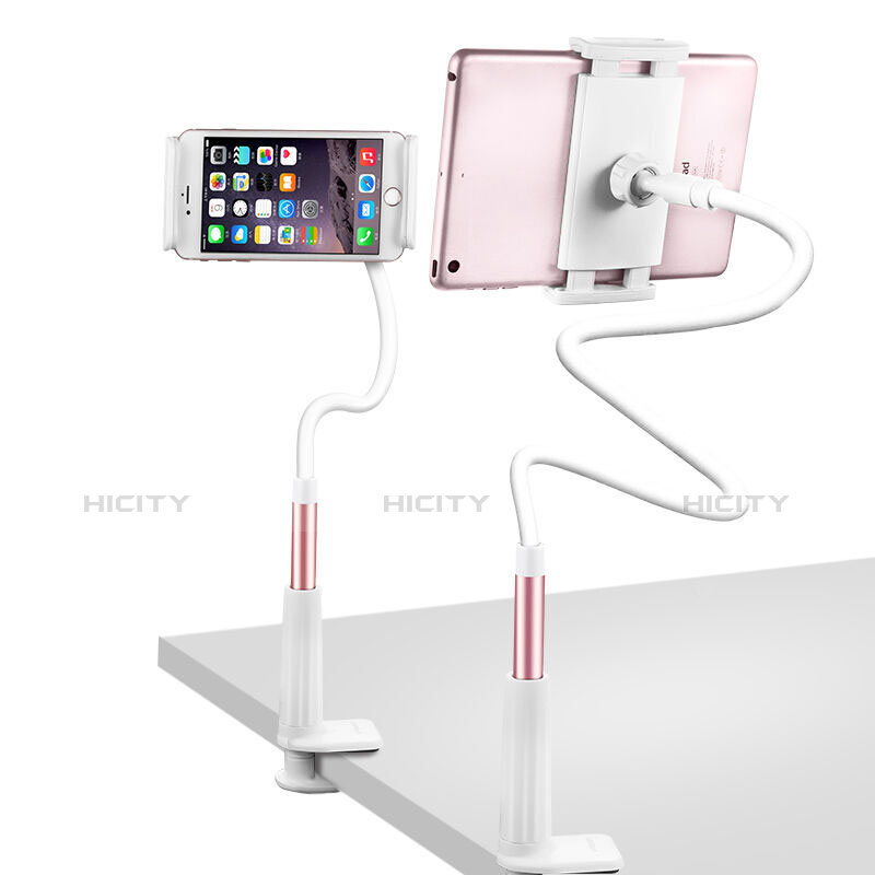 Support de Bureau Support Tablette Flexible Universel Pliable Rotatif 360 T33 pour Apple iPad 10.2 (2020) Or Rose Plus