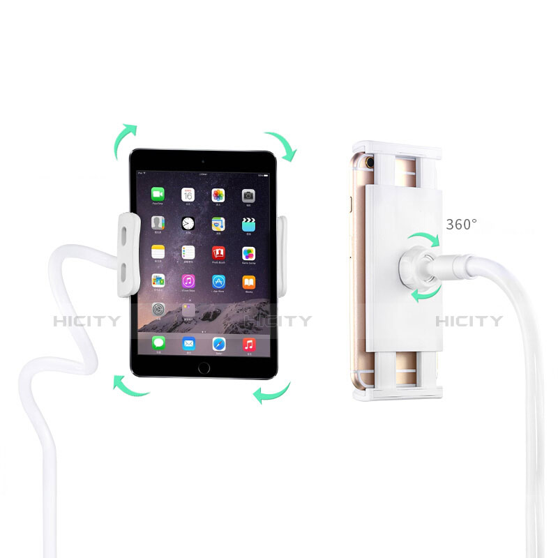 Support de Bureau Support Tablette Flexible Universel Pliable Rotatif 360 T33 pour Apple iPad Air 2 Or Rose Plus