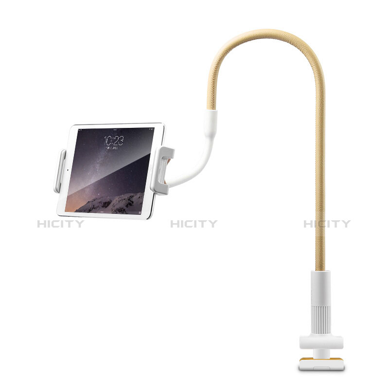 Support de Bureau Support Tablette Flexible Universel Pliable Rotatif 360 T34 pour Apple iPad New Air (2019) 10.5 Jaune Plus