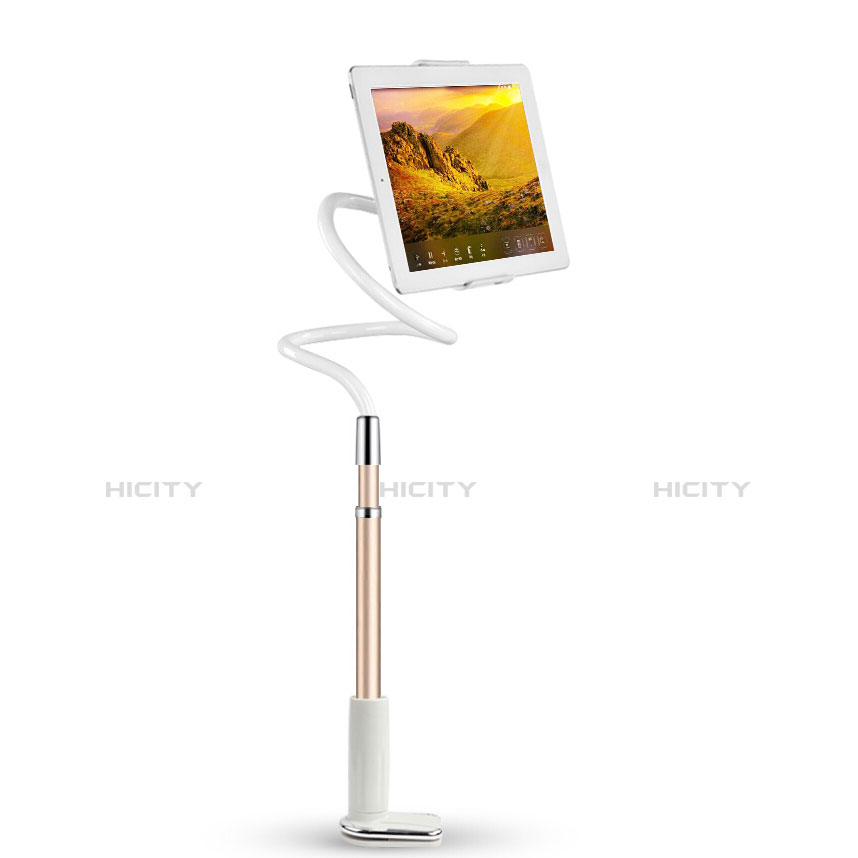 Support de Bureau Support Tablette Flexible Universel Pliable Rotatif 360 T36 pour Apple iPad Air 4 10.9 (2020) Or Rose Plus
