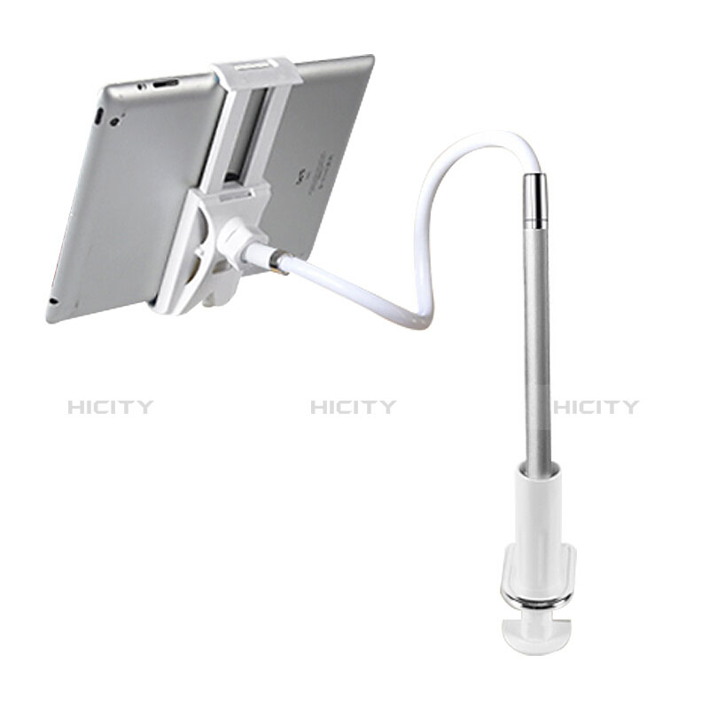 Support de Bureau Support Tablette Flexible Universel Pliable Rotatif 360 T36 pour Samsung Galaxy Tab 3 Lite 7.0 T110 T113 Argent Plus