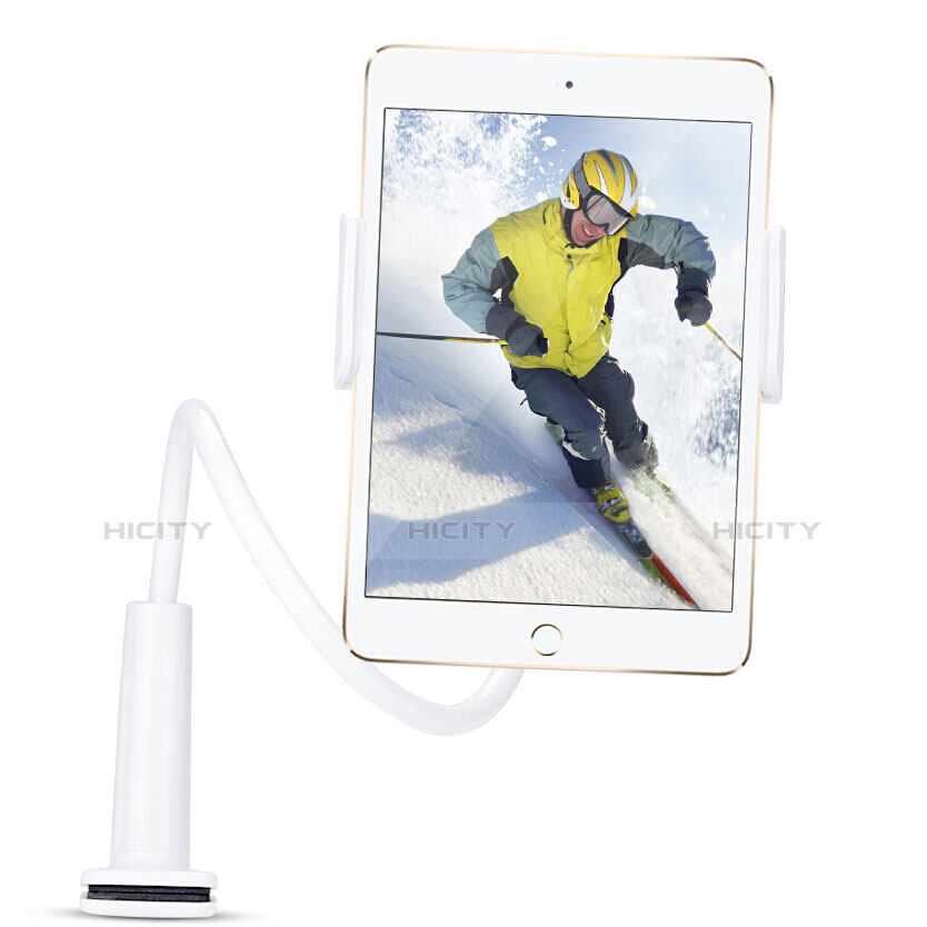 Support de Bureau Support Tablette Flexible Universel Pliable Rotatif 360 T38 pour Apple iPad 2 Blanc Plus