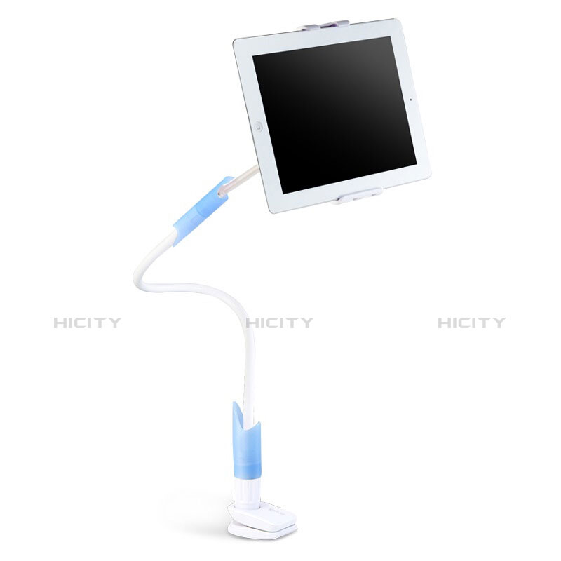 Support de Bureau Support Tablette Flexible Universel Pliable Rotatif 360 T41 pour Apple iPad 10.2 (2020) Bleu Ciel Plus