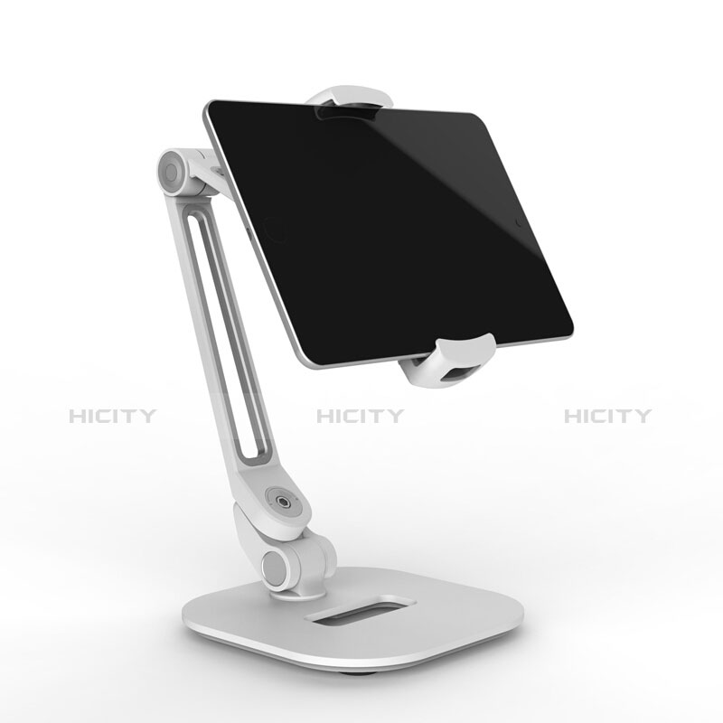 Support de Bureau Support Tablette Flexible Universel Pliable Rotatif 360 T44 pour Huawei MateBook HZ-W09 Argent Plus
