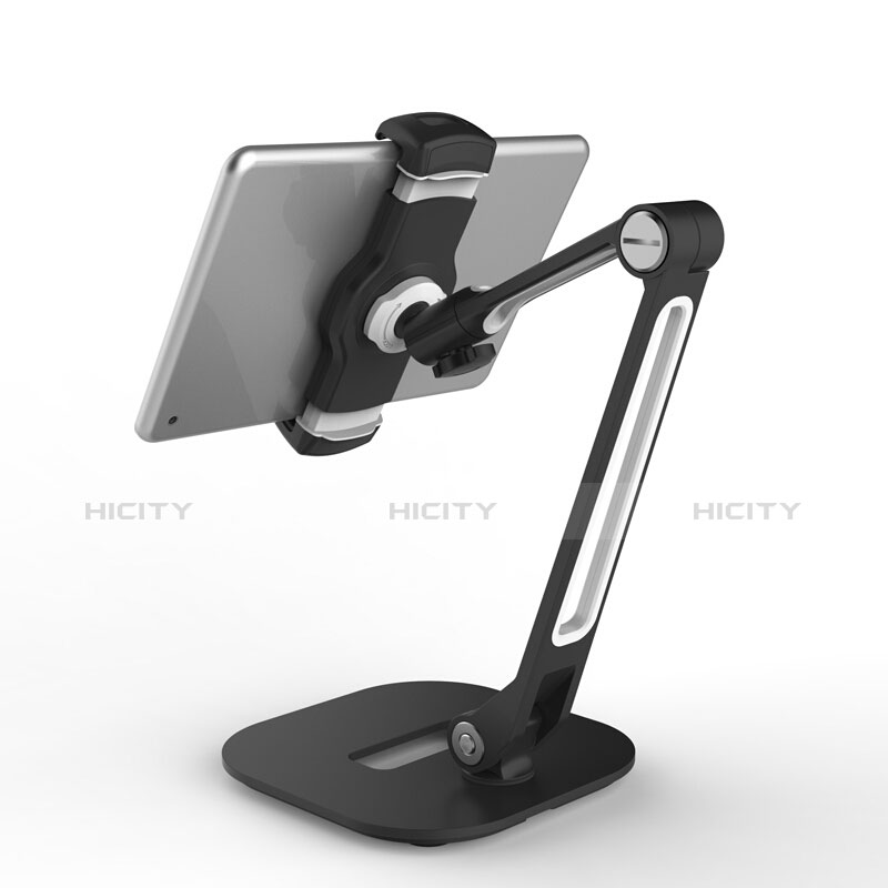Support de Bureau Support Tablette Flexible Universel Pliable Rotatif 360 T46 pour Apple iPad Mini Noir Plus