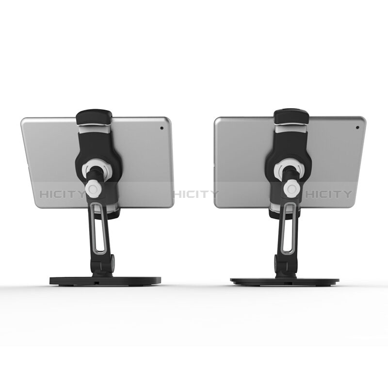 Support de Bureau Support Tablette Flexible Universel Pliable Rotatif 360 T47 pour Apple iPad 10.2 (2021) Noir Plus