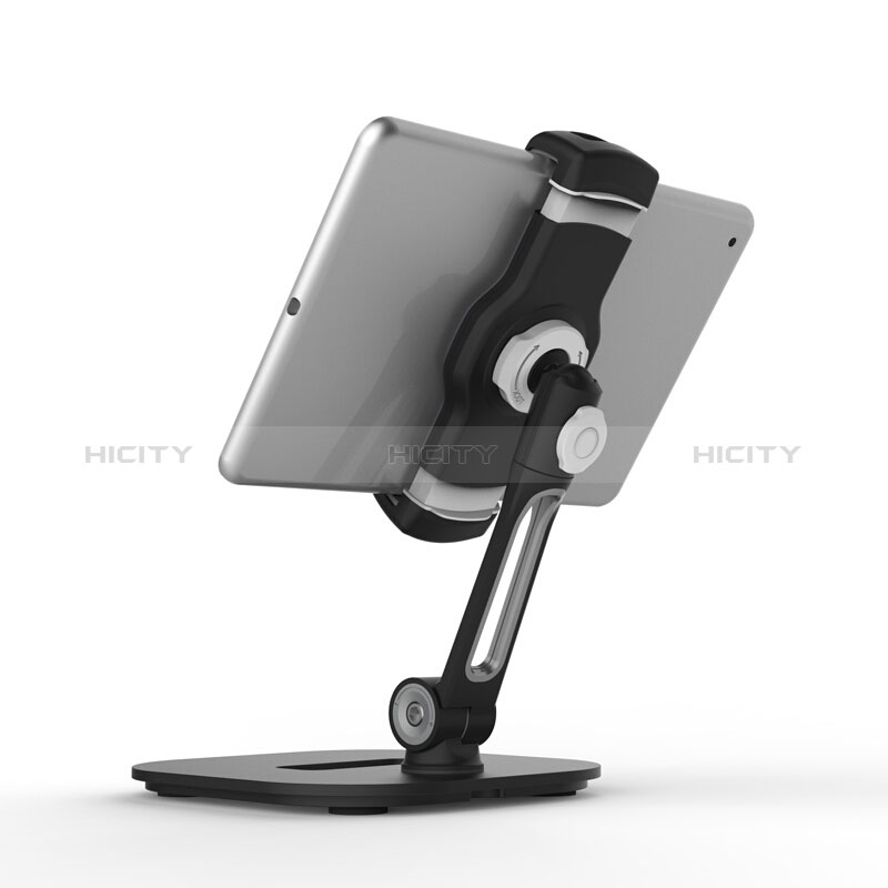 Support de Bureau Support Tablette Flexible Universel Pliable Rotatif 360 T47 pour Apple New iPad 9.7 (2018) Noir Plus