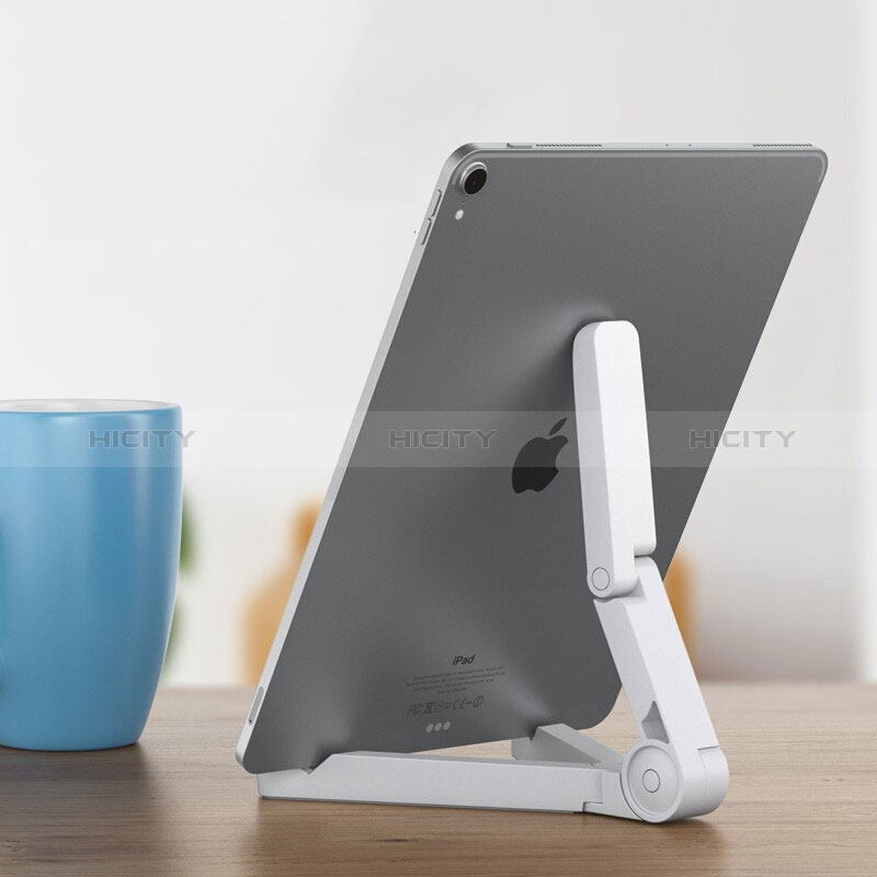 Support de Bureau Support Tablette Universel N08 pour Apple iPad 10.2 (2019) Blanc Plus