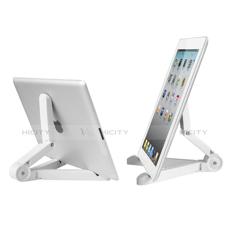 Support de Bureau Support Tablette Universel T23 pour Apple iPad 4 Blanc Plus