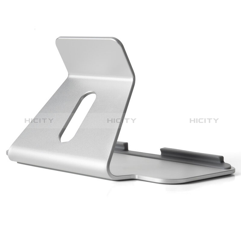 Support de Bureau Support Tablette Universel T25 pour Apple iPad Air 5 10.9 (2022) Argent Plus