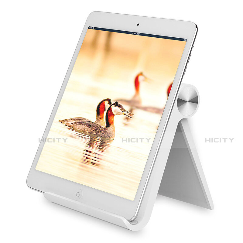 Support de Bureau Support Tablette Universel T28 pour Samsung Galaxy Tab S2 9.7 SM-T810 SM-T815 Blanc Plus