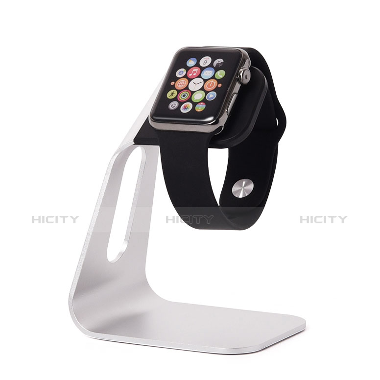 Support de Station de Charge Pied Support Crochet C02 pour Apple iWatch 2 38mm Argent Plus