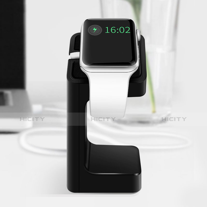 Support de Station de Charge Pied Support Crochet C04 pour Apple iWatch 2 42mm Noir Plus