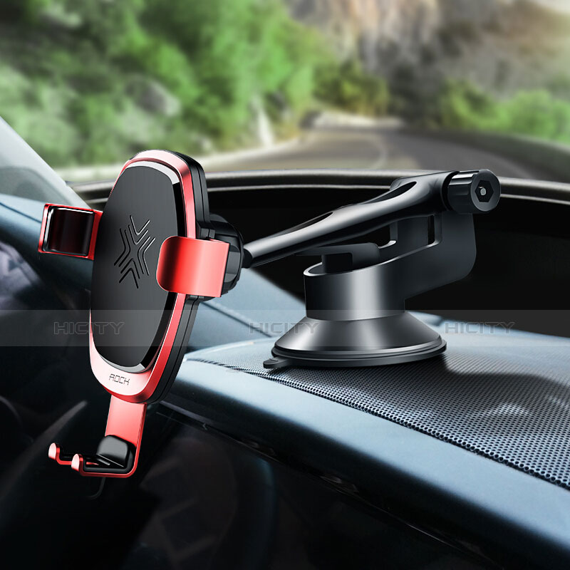 Support de Voiture avec Ventouse Universel H10 Rouge Plus