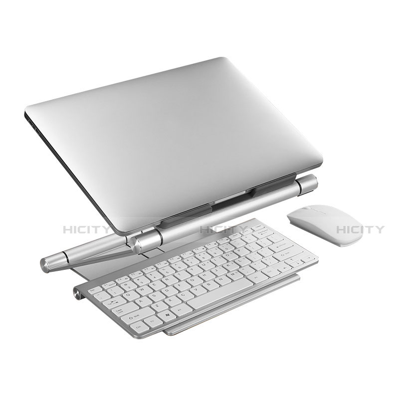 Support Ordinateur Portable Universel K01 pour Apple MacBook Air 13 pouces (2020) Argent Plus