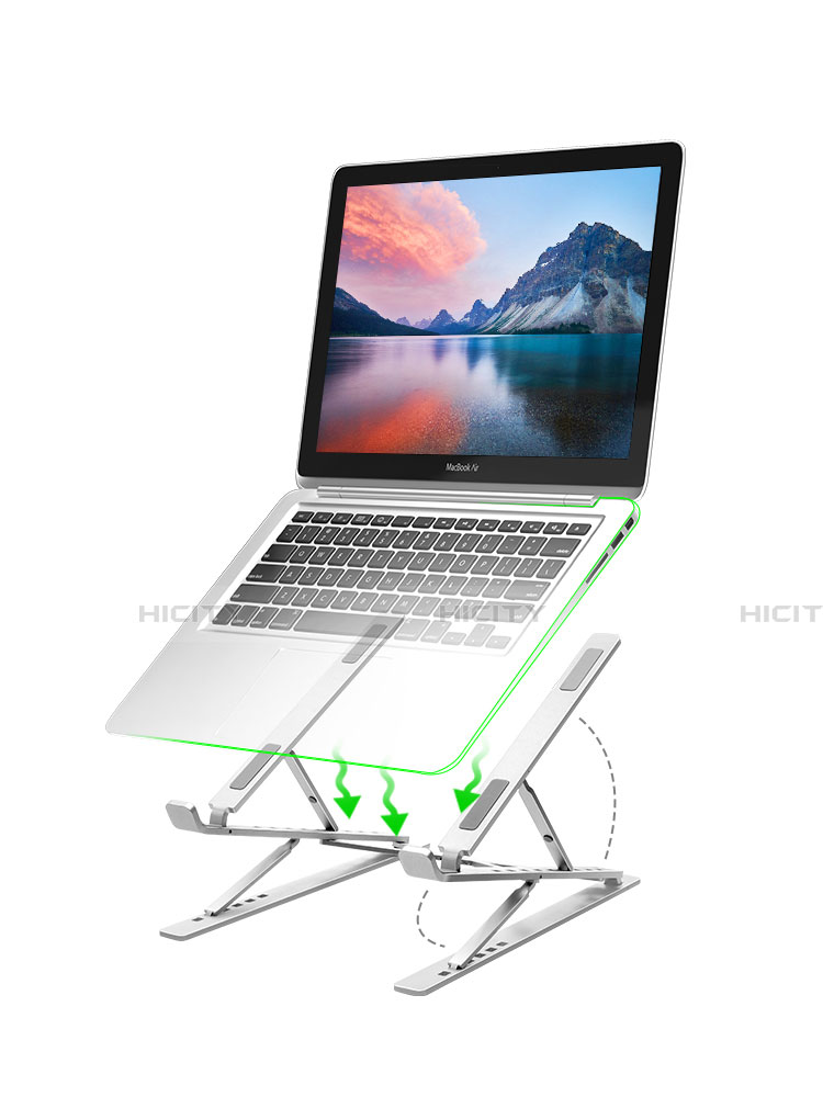 Support Ordinateur Portable Universel K09 pour Huawei MateBook D15 (2020) 15.6 Argent Plus