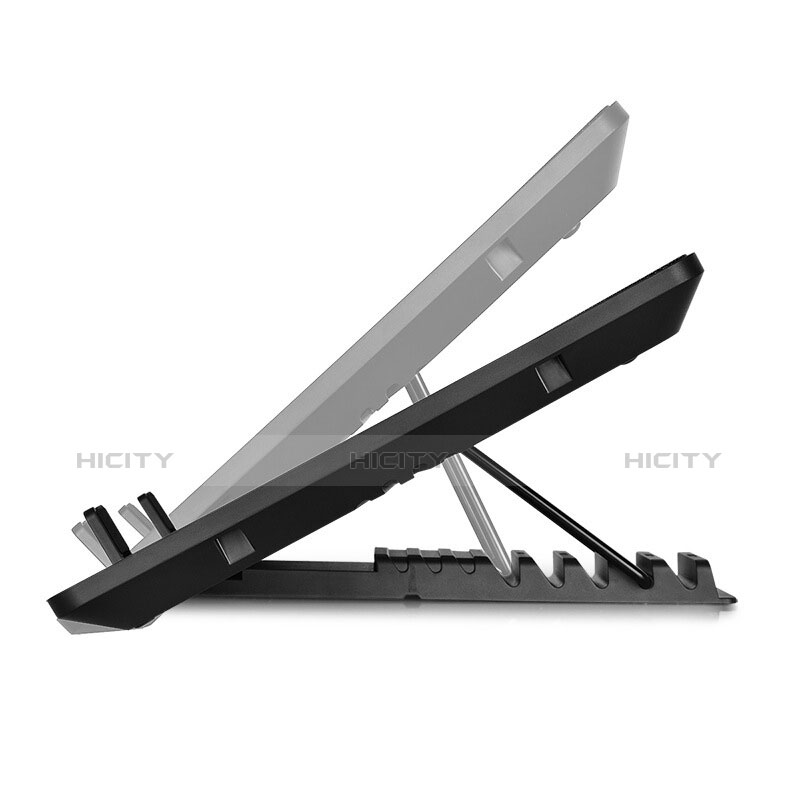 Support Ordinateur Portable Ventilateur de Refroidissement Radiateur Universel 9 Pouces a 16 Pouces L01 pour Huawei MateBook 13 (2020) Noir Plus