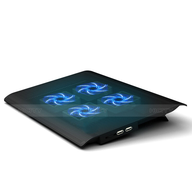 Support Ordinateur Portable Ventilateur de Refroidissement Radiateur Universel 9 Pouces a 16 Pouces M04 pour Huawei Honor MagicBook 14 Noir Plus