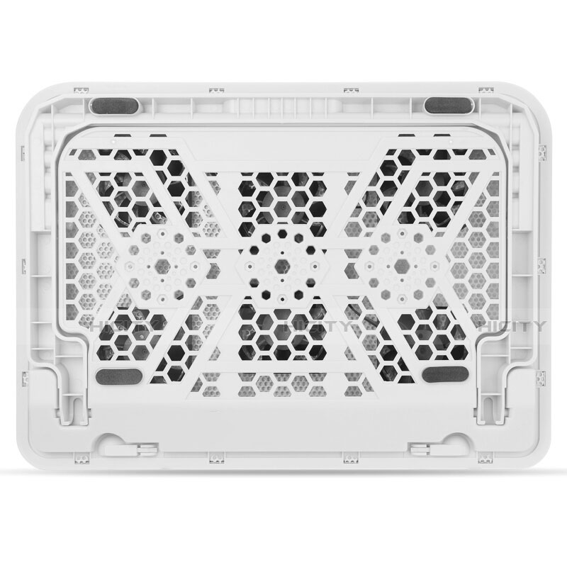 Support Ordinateur Portable Ventilateur de Refroidissement Radiateur Universel 9 Pouces a 16 Pouces M18 pour Apple MacBook Air 13 pouces (2020) Blanc Plus