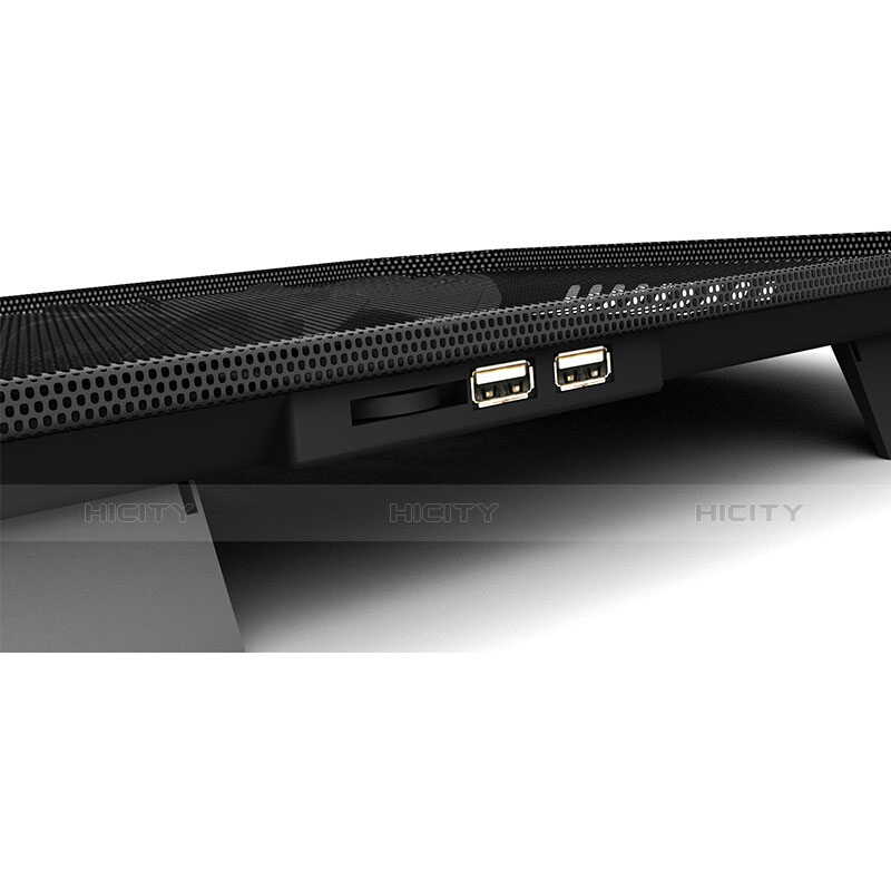 Support Ordinateur Portable Ventilateur de Refroidissement Radiateur Universel 9 Pouces a 16 Pouces M19 pour Huawei Honor MagicBook Pro (2020) 16.1 Noir Plus