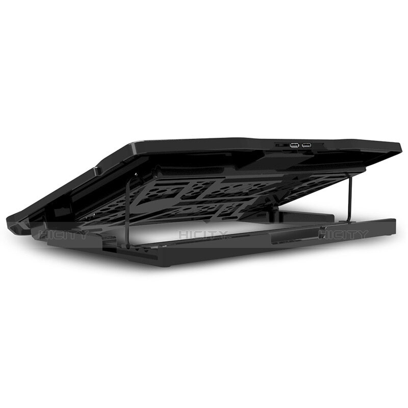 Support Ordinateur Portable Ventilateur de Refroidissement Radiateur Universel 9 Pouces a 17 Pouces L03 pour Huawei MateBook X Pro (2020) 13.9 Noir Plus