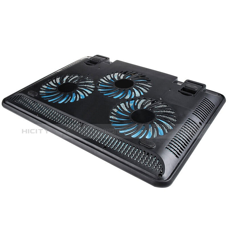 Support Ordinateur Portable Ventilateur de Refroidissement Radiateur Universel 9 Pouces a 17 Pouces L04 pour Apple MacBook Air 11 pouces Bleu Plus