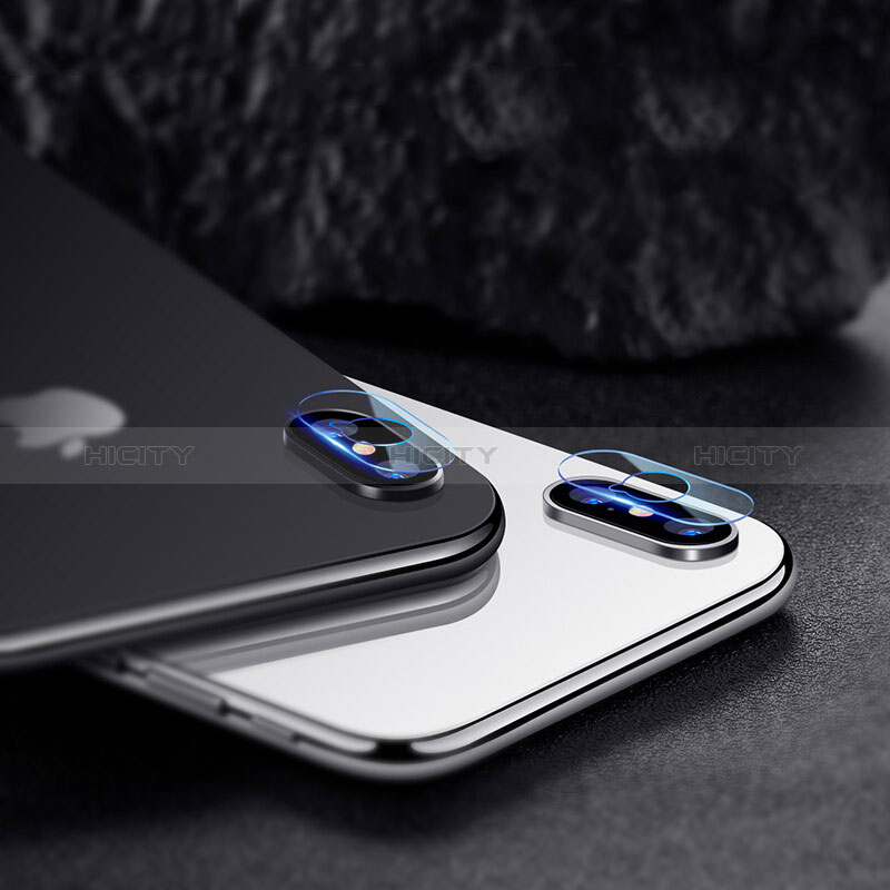 Verre Trempe Protecteur de Camera F03 pour Apple iPhone X Clair Plus