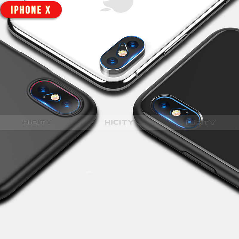 Verre Trempe Protecteur de Camera F05 pour Apple iPhone X Clair Plus